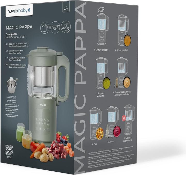 Actual product image Nuvita Papa Mini Baby Food Maker