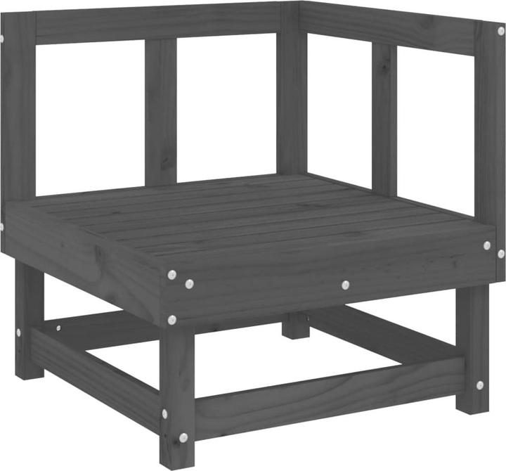 Actual product image VidaXL 4-tlg. Garten-Lounge-Set Weiss Massivholz Kiefer,Farbe