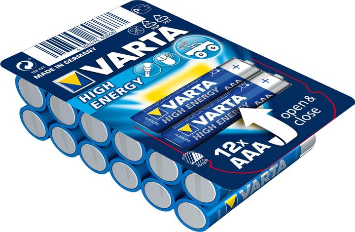 Image du produit Varta LONGLIFE Power Box (12 pcs, AAA, 1260 mAh)