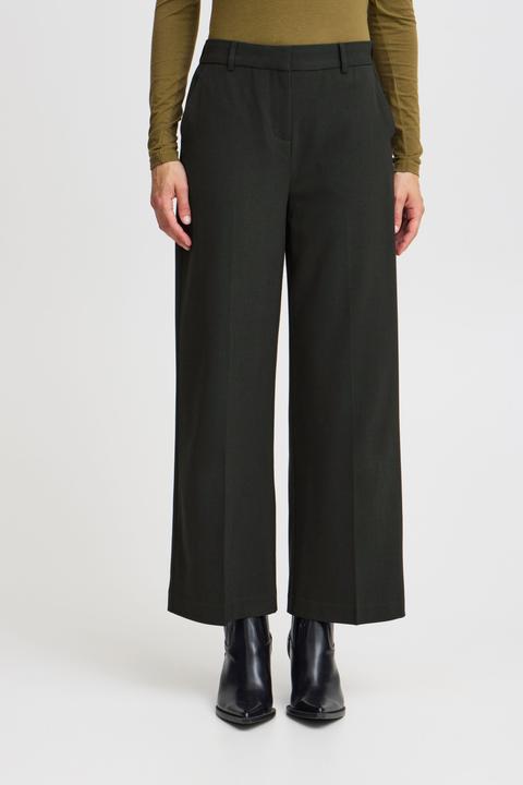Actual product image B.young BYDANTA WIDE LEG PANTS 2 CROPPED 20815027 (38)