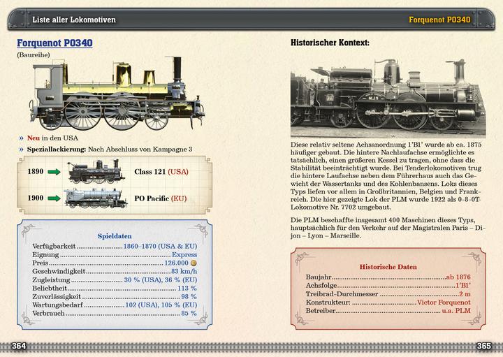 Actual product image Railway Empire 2: Die Offiziellen Guides (German, Aaron Kübler, Daniel Friedrich, Bettina Pflugbeil, Anne-Sophie Hardouin, Andreas Zintzsch, Karl-Wilhelm Koch, 2023)