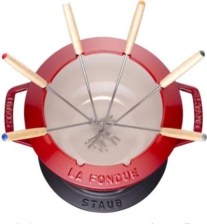 Actual product image Staub Fondue Set (Cheese fondue, Fondue Bourguignonne, Chinoise Fondue, Chocolate fondue)