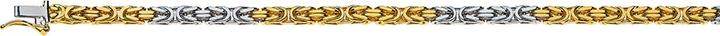 Image du produit Muau Collier royal (19 cm, 750, Or blanc, Or jaune 18 carats)