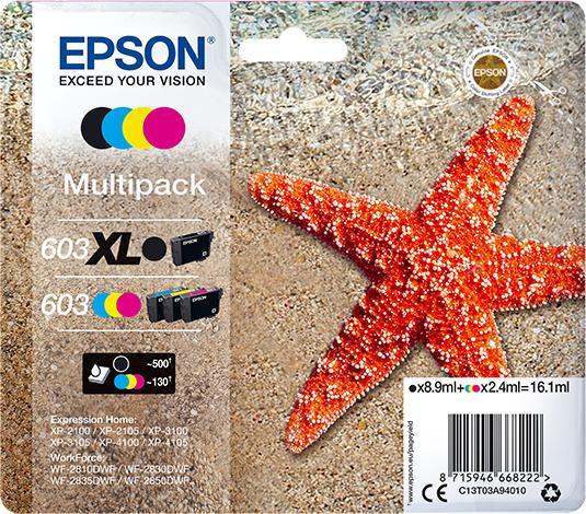 Image du produit Epson 34XL DuraBrite Ultra Multipack (M, CF, C, Y)