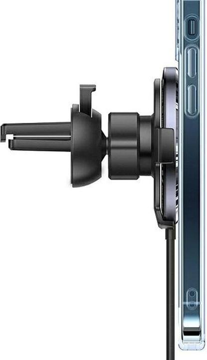 Image du produit Usams Uchwyt indukcyjny US-CD164 15W 2w1 Magnetic do kratki went. czarny/black CD164DZ01