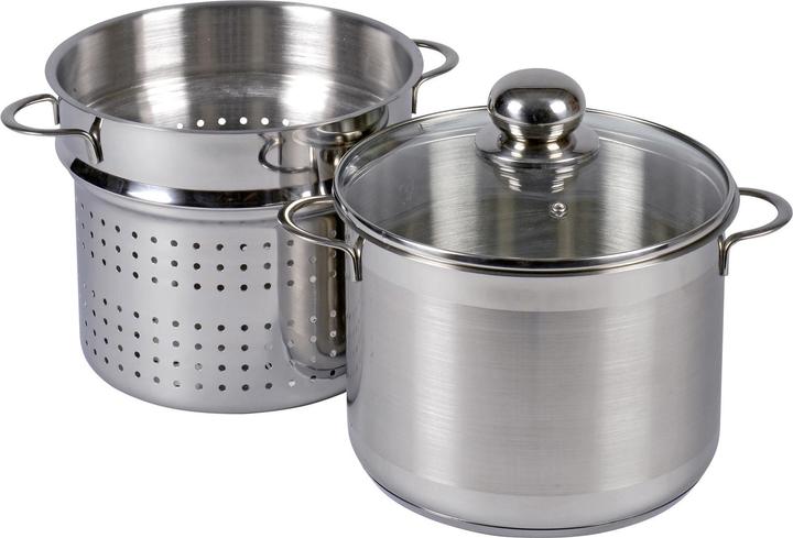 Immagine prodotto Krüger Pentola per spaghetti (24 cm, Pentola, Acciaio inossidabile)