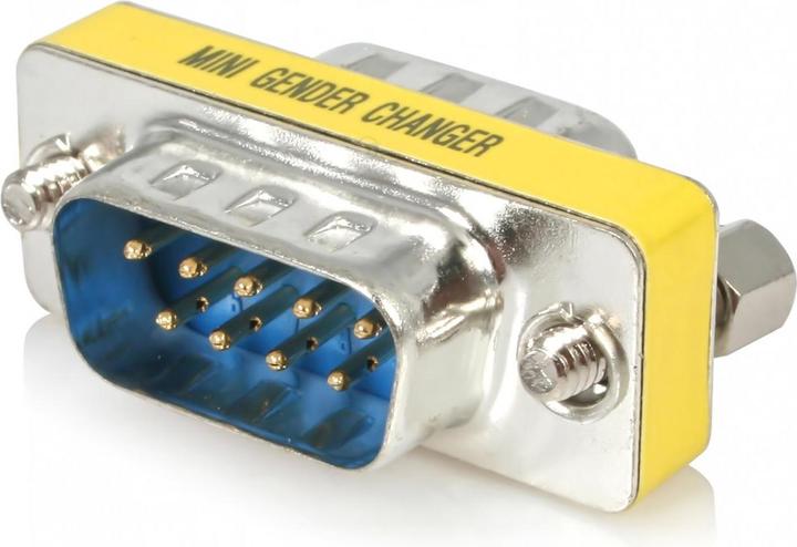 Actual product image StarTech Serial DB9 Gender Changer - St/St (0.02 m, VGA)