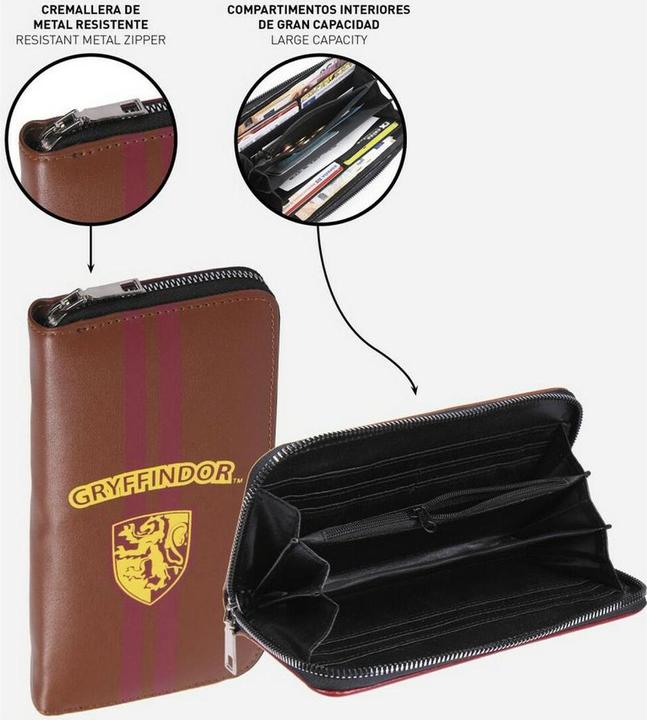 Actual product image ticket box faux-leather, brown