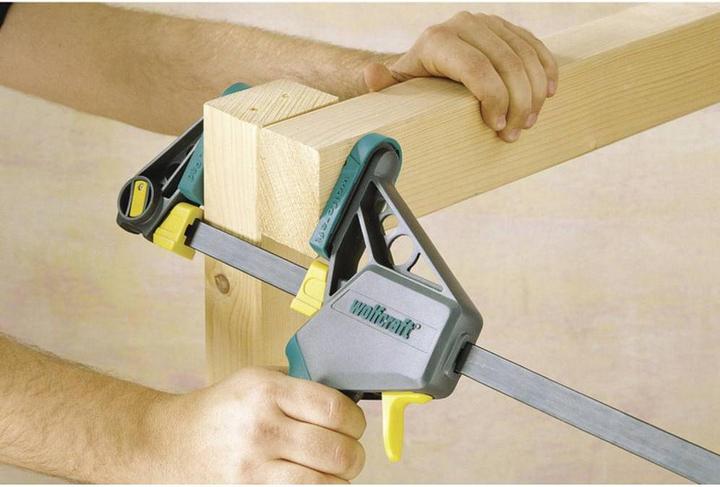 Produktbild wolfcraft wolfcraft 1 EHZ - Einhandzwinge PRO 100/915mm (915 mm)