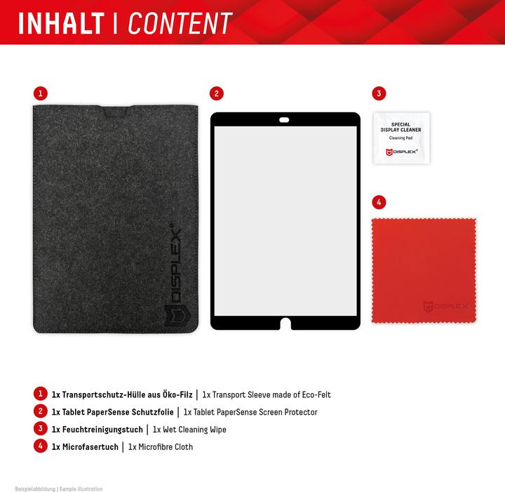 Image du produit Displex Tablet Papersense, iPad Paper Feeling Schutzfolie (1 pièce(s), iPad Air 2019 (3. Gen), IPad 10.2 (2019/2020/2021))