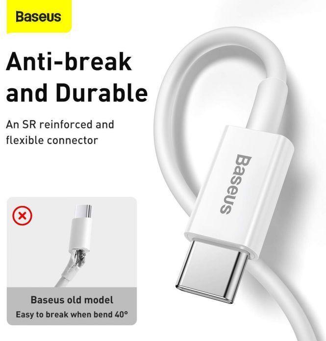 Actual product image Baseus Superior USB Type C - Lightning (1 m, USB 2.0)