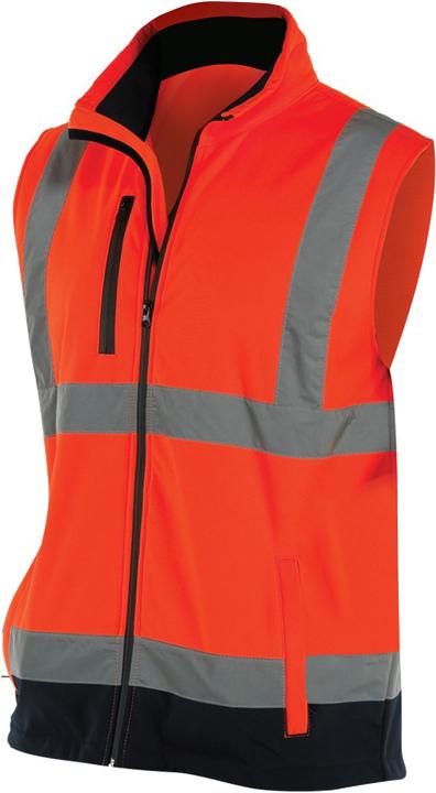 Actual product image Yoko Hi Vis softshell work waistcoat bodywarmer (XXL)