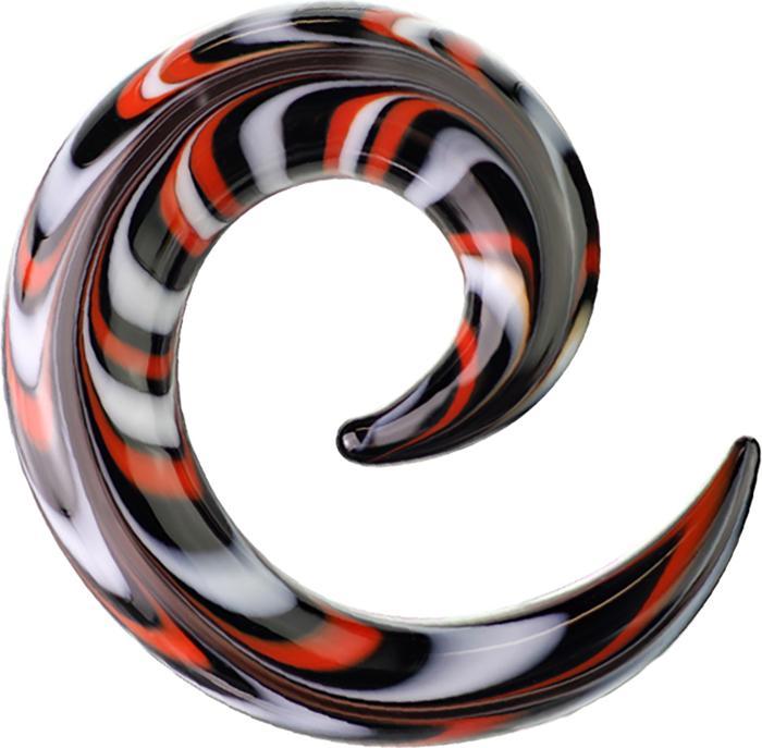 Produktbild Star Piercing Dehnspirale mehrfarbig (ohne Messing, Glas)