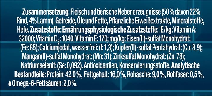 Nährwerte und Zutaten Purina ONE Tastynuggets Rind/Lamm (Adult, 1 Stk., 50 g)