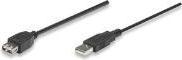 Actual product image Manhattan USB 2.0 extension cable (1.80 m, USB 2.0)