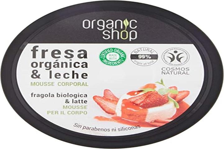 Image du produit Organic Shop Mousse Corps Fraise, 250 ml, standard, unique (250 ml)