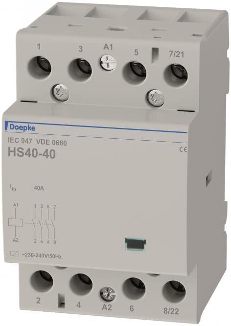 Actual product image Doepke Inst.contactor HS40-40/230V 4S 40A 230V HS40-40/230V