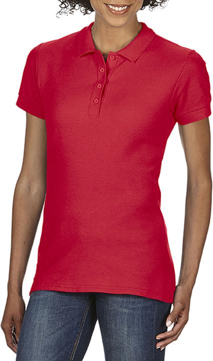 Actual product image Gildan Softstyle short sleeve double pique polo shirt (L)