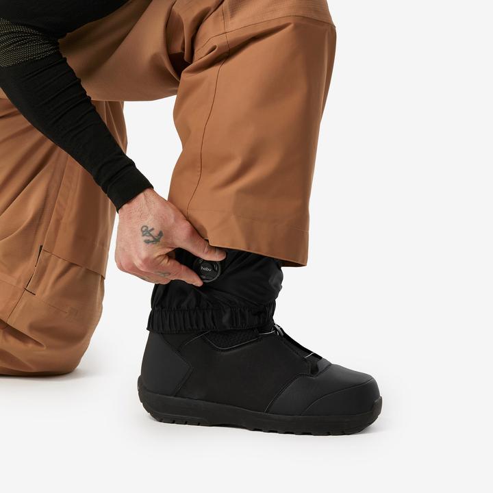 Actual product image Dreamscape Snowboard trousers Ski trousers adults - SNB 500 camel (XXL)