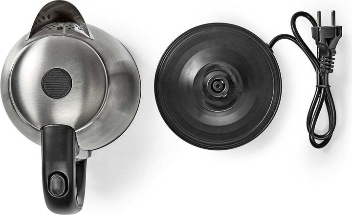 Actual product image Nedis Kettle - 360° rotating base - Concealed heating element - Strix control - Dry-boil protection - (1.70 l, EU plug)
