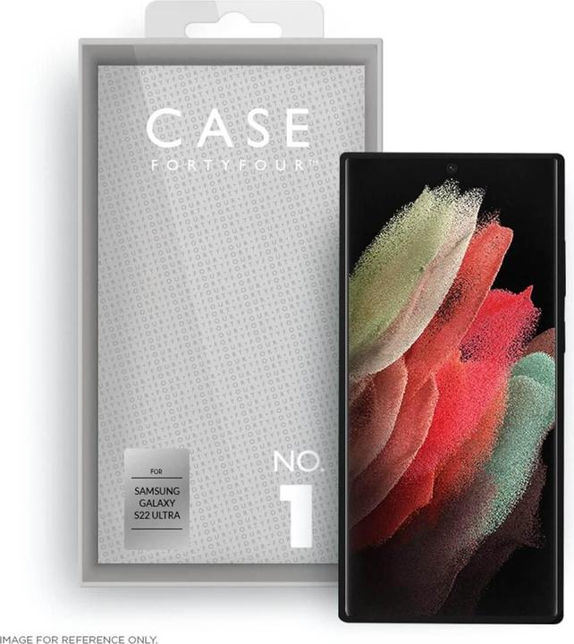 Immagine prodotto Case FortyFour Copertina morbida No.1 nera (Samsung Galaxy S22 Ultra)