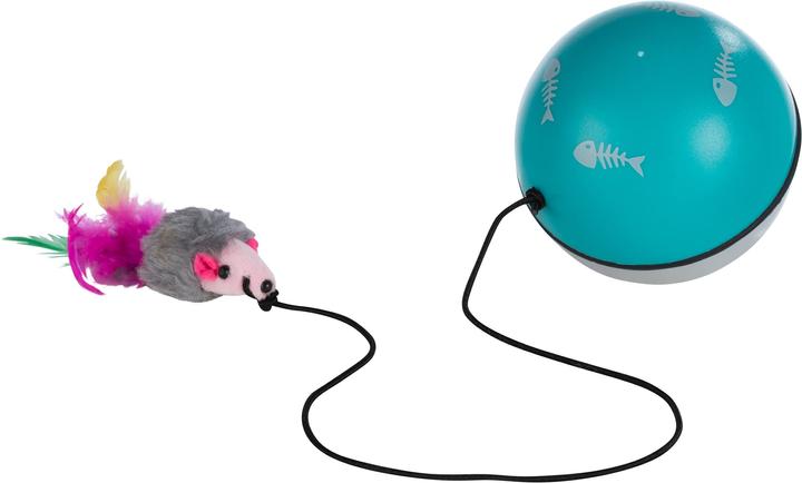 Image du produit Trixie Boule Turbinio avec moteur et souris (Jouet d'occupation chat)