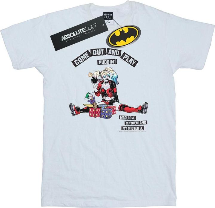 Image du produit - T-shirt HARLEY QUINN COME OUT AND PLAY - Homme (S)