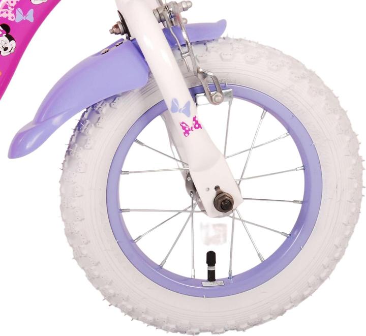 Image du produit Disney Minnie Cutest Ever! Kinderfiets - Meisjes - 12 inch - Roze - Twee handremmen (12")