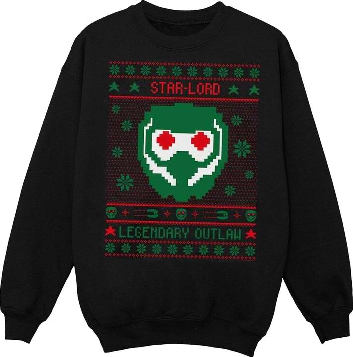 Immagine prodotto Guardians Of The Galaxy Vol. 2 Star Lord Fair Isle Felpa Ragazzi (152, 158)