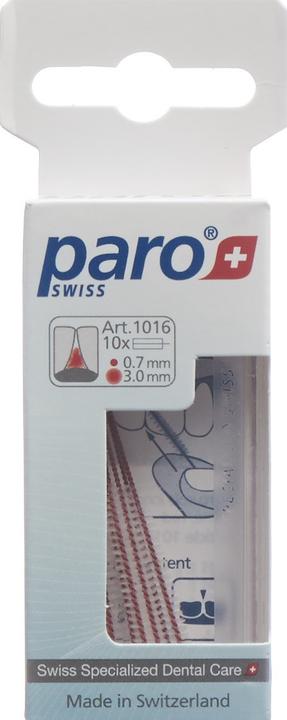 Produktbild Paro 3 mm x-fein rot zyl (10 x, 3 mm)