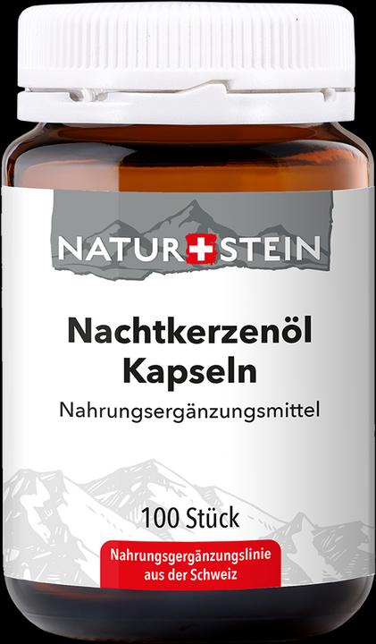 Actual product image Naturstein Evening primrose oil capsule (100 Piece, Capsules, 171 g)