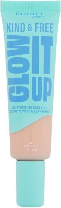 Rimmel London Kind & Free Glow It Up Moisturising Skin Tint (010 Rose Ivory)