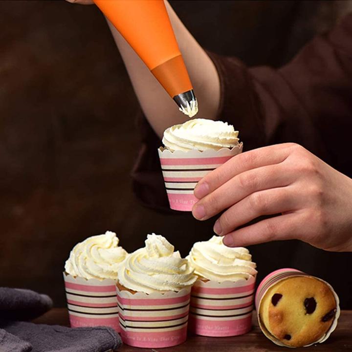 Produktbild Ibili Spritzbeutel orange 55 cm Perfekt für jede Art von Kuchen oder Torten (Spritzbeutel)
