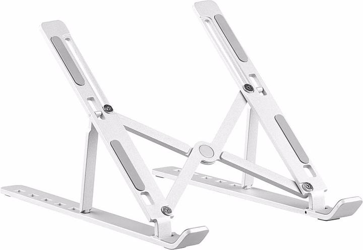 Image du produit Pearl Lot de 2 Support portable en aluminium pour ordinateur portable jusqu'à 39,5 cm (15,6")