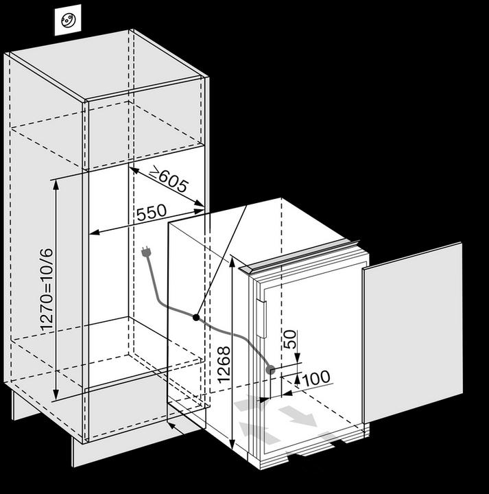 Produktbild Miele K 34542-55 EF-1 (216 l)