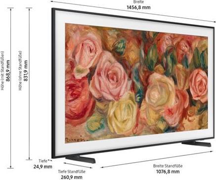 Actual product image Samsung The Frame Q65LS03DAU (65", LS03D, QLED, 4K, 2024)