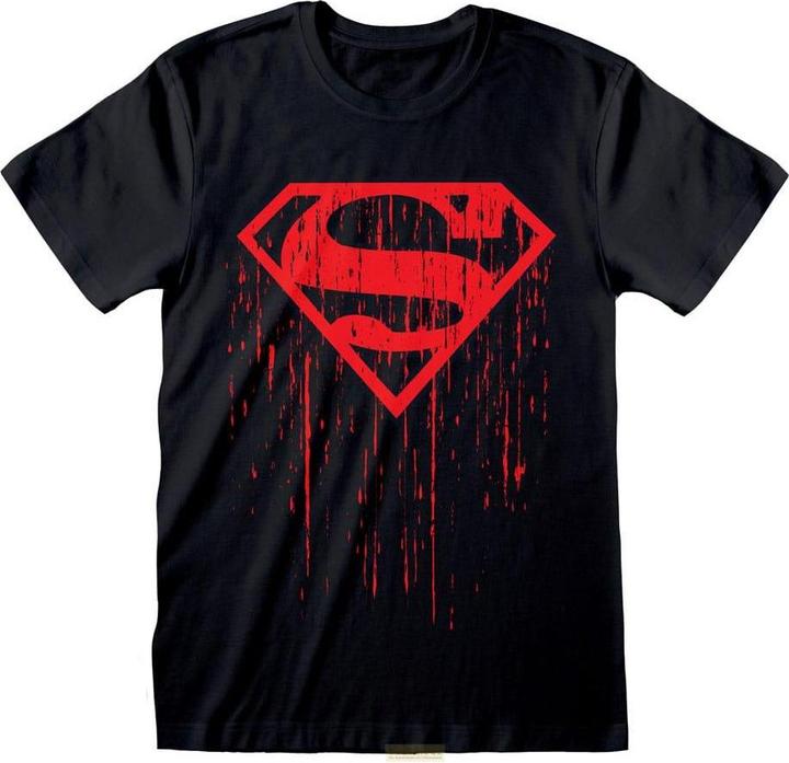 Heroes Inc Superman T-Shirt Dripping Symbol Grösse S (S)