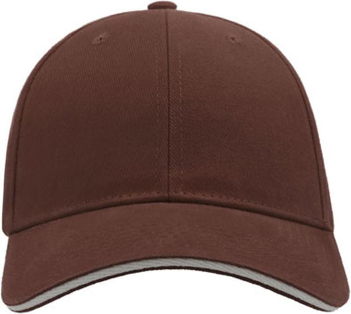 Produktbild Atlantis Liberty Baseballkappe mit 6 Paneelen aus gebürsteter Baumwolle (2 StückPackung) (One Size)