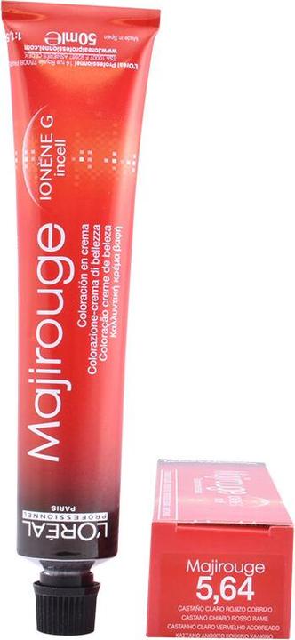 Actual product image L'Oréal Professionnel Majirouge (5.64 Light brown Intense red Copper)