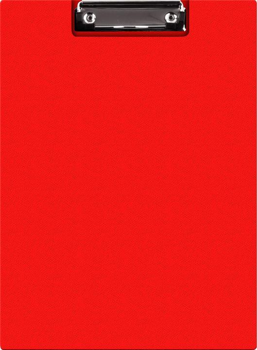 Actual product image Donau Clipboard file, pp, a4, with clip, red