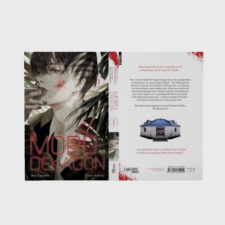 Immagine prodotto Mord im Dekagon 1 (Tedesco, Yukito Ayatsuji, Hiro Kiyohara, 2023)