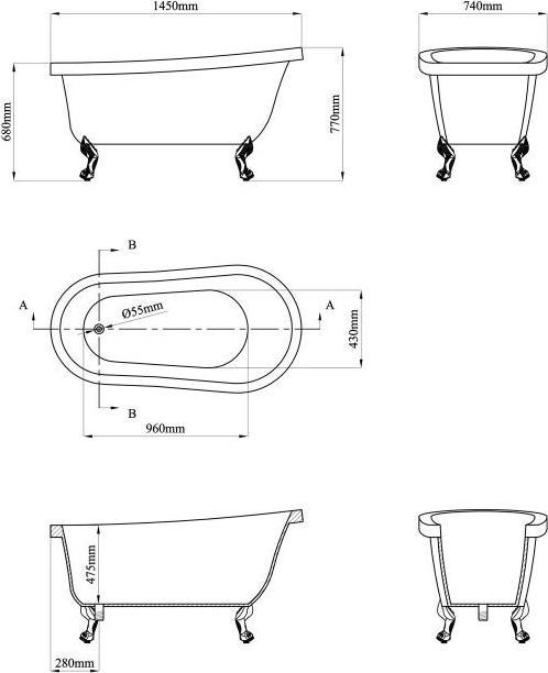 Actual product image Shower Design Nisos (200 l, 145 cm, 145 cm)
