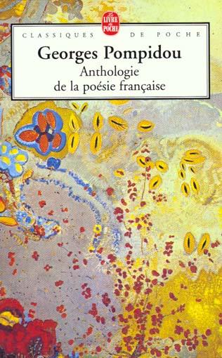 Actual product image Anthologie de la poésie française : suivie d'un post-scriptum (French, Georges Pompidou, 1994)