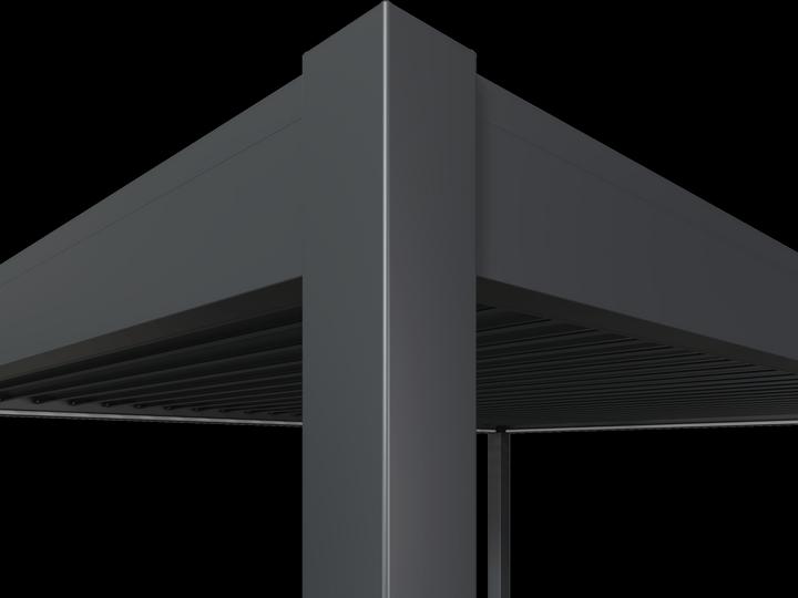 Actual product image Weide Electric pergola 3.6x7.2m anthracite with LED (720 cm, 360 cm)