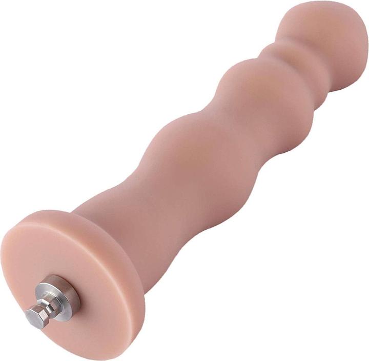 Actual product image HiSmith Silicone Anal Dildo with Beads for Premium Sex Machine