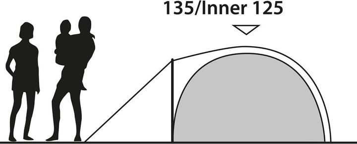 Image du produit Outwell Cloud 4 (Tente tunnel, 6.30 kg, 4 personnes)
