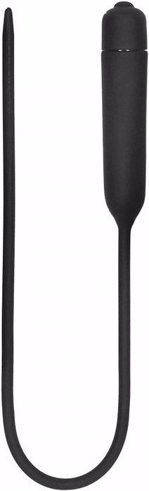 Ouch! Silcone Vibrating Bullet Plug Extra Long - Urethral Sounding