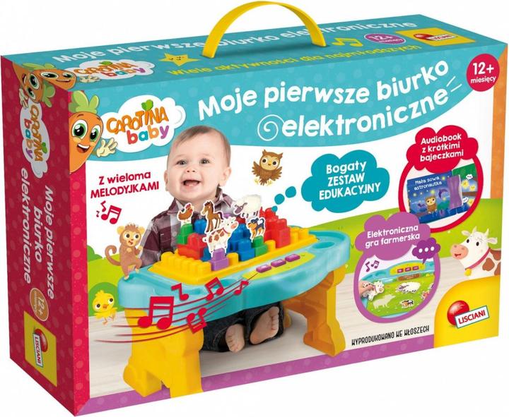 Lisciani Carotina Baby Mein erster elektronischer Tisch 7662 (Polnisch)