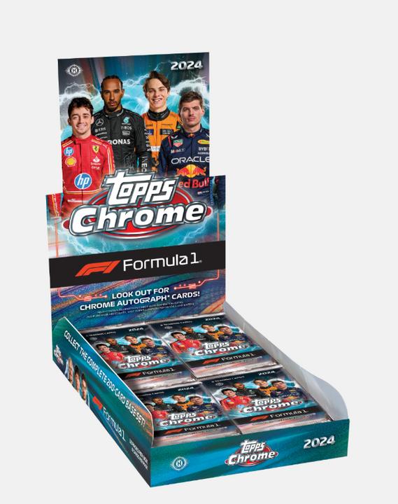 Topps 2024 Chrome Formula 1 - Hobby Box (Englisch, Booster Pack)