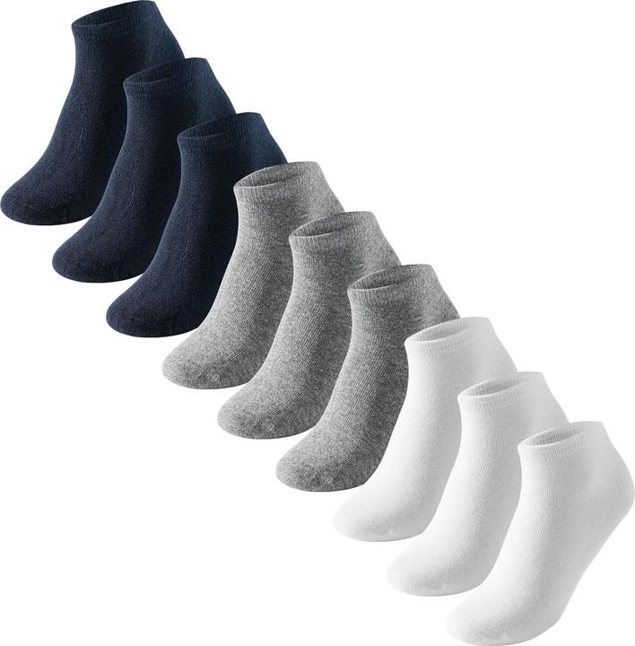 Schiesser 9 Pack Herrensneaker (9er Pack, 43, 46)